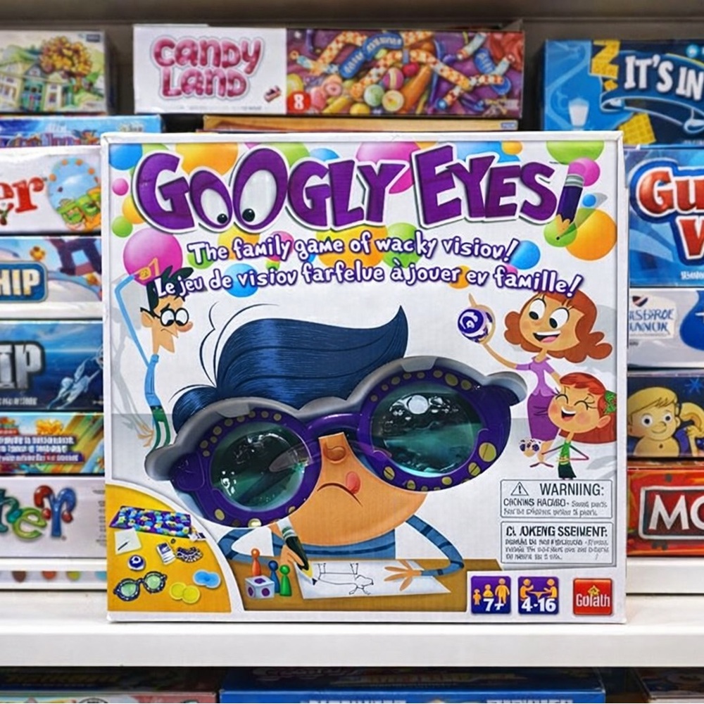 Googly Eyes Board Game By Goliath New In Box Family Drawing Game & Party Fun